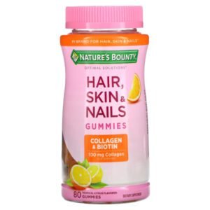 Hair Skin Nails gomas Nature`s bounty tropical 100mg