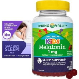 Spring Valley Melatonina Kids Zero Sugar 1mg X120 Gummies