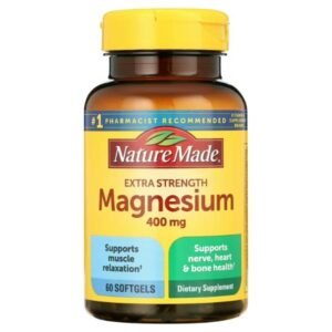 Nature Made Extra Strength Magnesium 400mg X60 Softgels