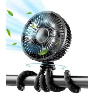 Ventilador Portátil Negro Coche