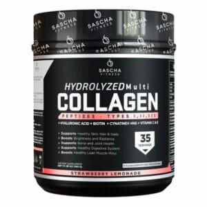 Collagen Sascha Fitness Strawberry Lemonade 490g