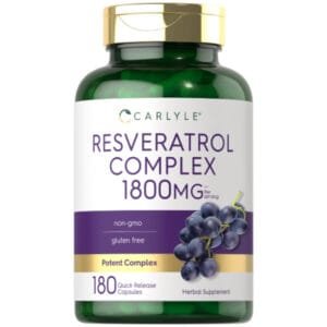 Resveratrol Caryle 1800Mg x 180 Cápsulas