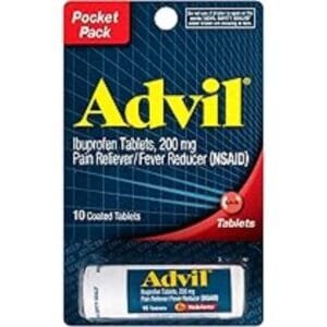 Advil 200 Mg x 10 Tabletas Tubo