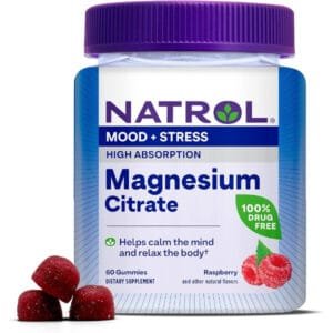 Citrato de Magnesio Natrol X 60 Gomas Raspberry