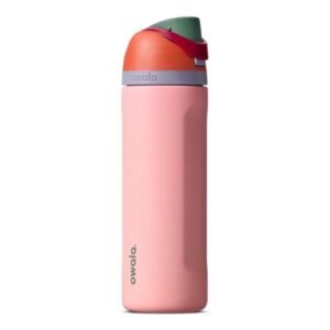 Botella térmica Owala de 24 Oz Rosa (tipo FreeSip)