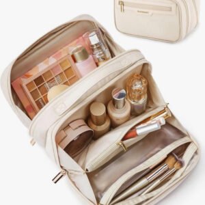 Cosmetiquera Organizadora de Viaje BAGSMART Color Beige