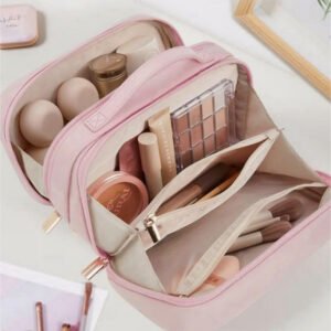 Cosmetiquera Organizadora de Viaje BAGSMART Color Rosa