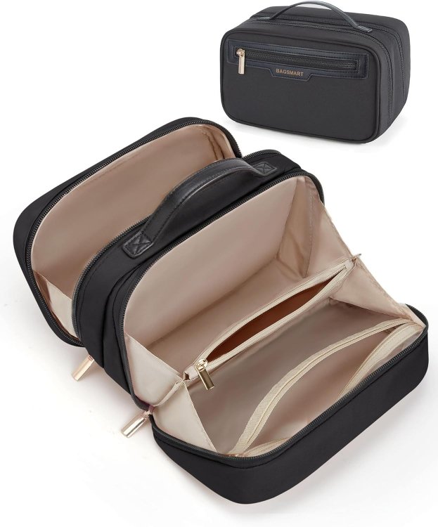 Cosmetiquera Organizadora de Viaje BAGSMART Color Negra